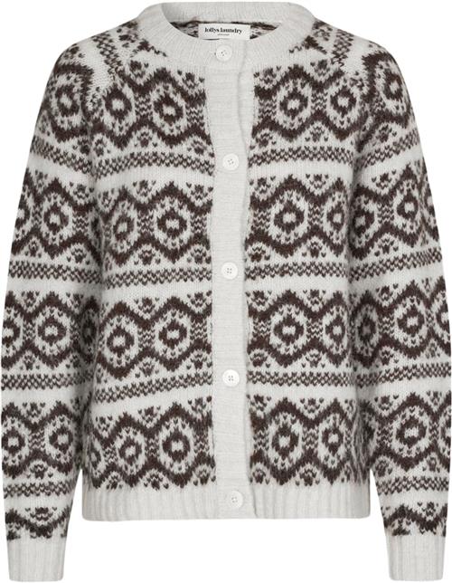 Lollys Laundry Novall Cardigan LS Kvinde Choco Cardigans Regular Fit Str S - hos Magasin