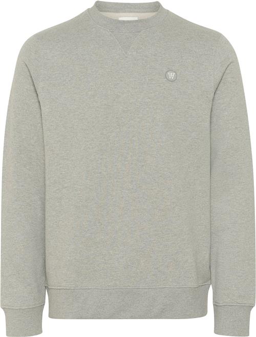 Se Wood Wood Wwtye Mand Light Melange Grey Sweatshirts Str S - hos Magasin ved Magasin