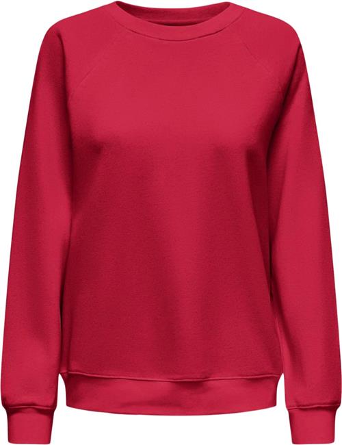 ONLY Onldaze L/S Oneck CC SWT Kvinde Racing Red Langærmede Bluser Regular Fit Str S - hos Magasin