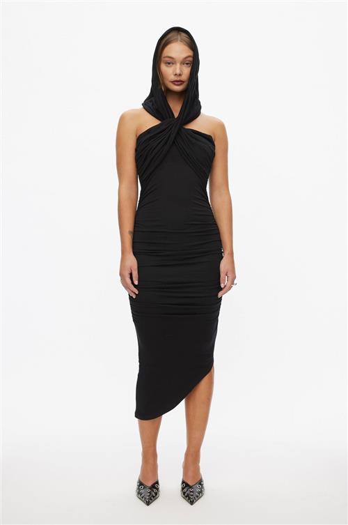 Oval Square Night Dress Kvinde Black Kjoler Str XS - hos Magasin