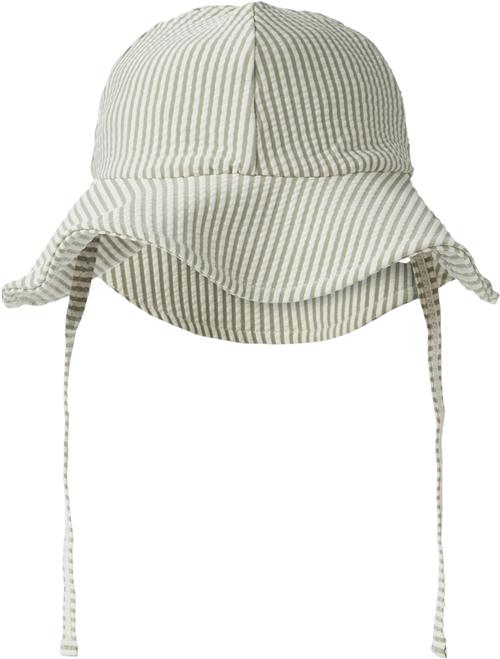 Lil' Atelier Nbmfondo UV HAT LIL Str 40/44 - Dried Sage Uv Tøj & Hatte hos Magasin