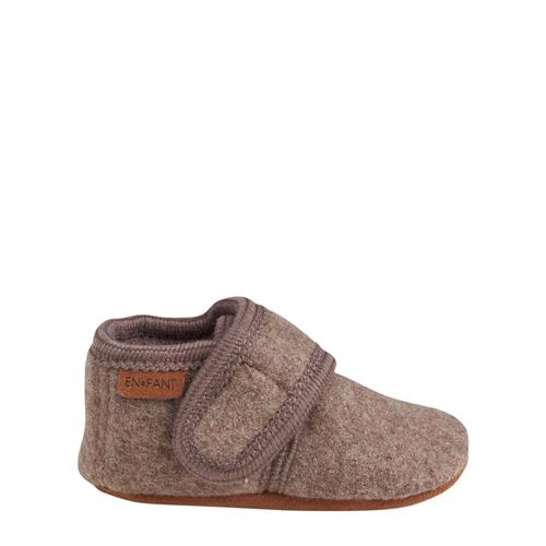 EnFant Baby Wool Indoor Slippers Walnut | Beige | 27-28 EU