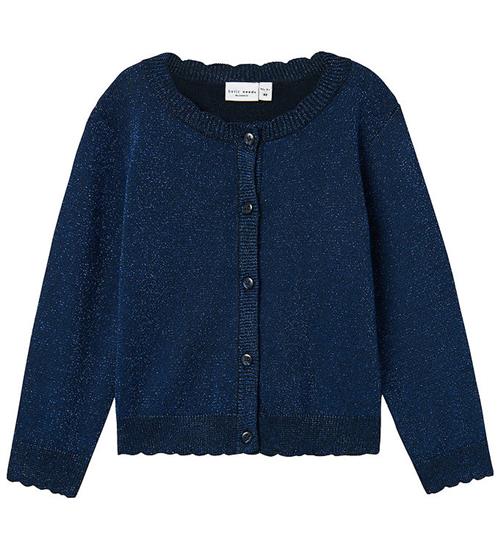 Name It Cardigan - Strik m. Glimmer - NmfVamyne - Dark Sapphire/