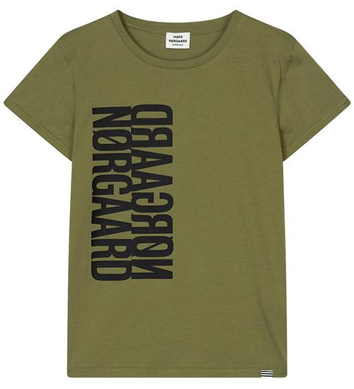 Se Mads Nørgaard T-shirt - Tuvina - Martini Olive ved KidsWorld