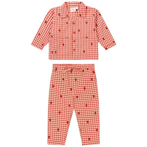 Flöss Molly Gingham Kjole Berry | Rød | 110 cm