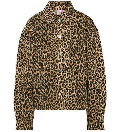 Vero Moda Girl Jakke - VmTullah - Silver Mink/Leopard