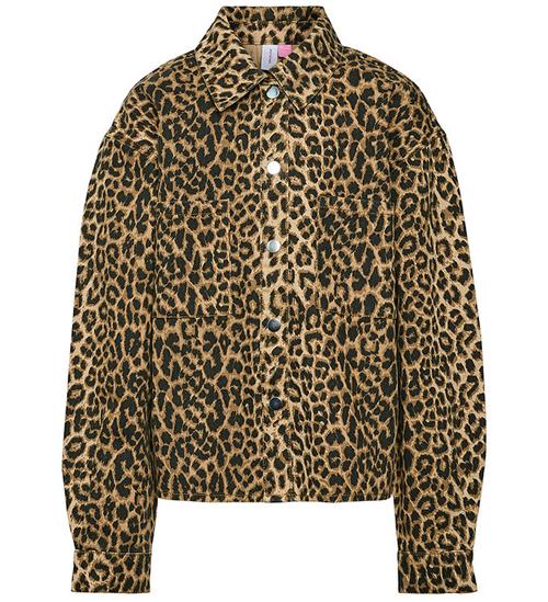 Vero Moda Girl Jakke - VmTullah - Silver Mink/Leopard