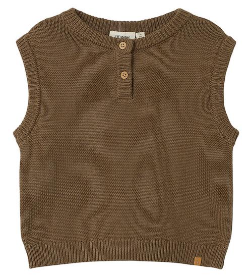 Lil Atelier Vest - Strik - NbmRamlo - Shitake