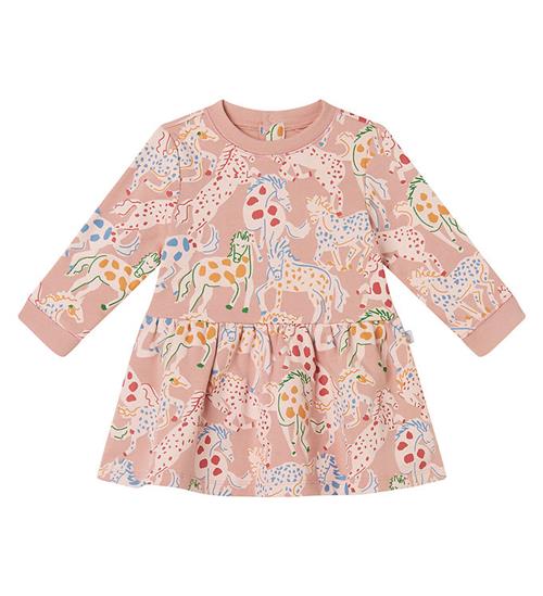Stella McCartney Kids Sweatkjole - Rosa m. Heste