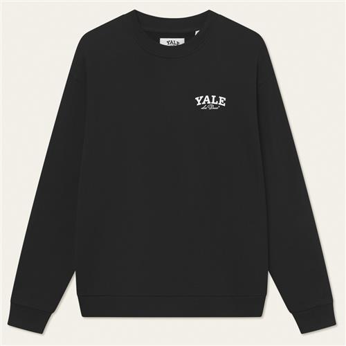 Se Les Deux x Yale Yale Bulldog Sweatshirt Mand Sort Sweatshirts Str M - Bomuld hos Magasin ved Magasin