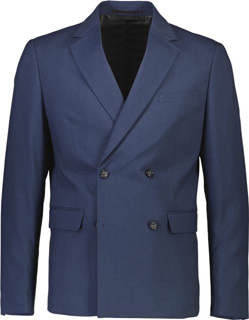 Lindbergh Plain DB Mens Suit Mand Blue Mel Blazere Str 54 - hos Magasin