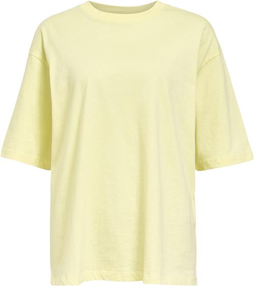 Se Object Objgima 2/4 Oversize Tshirt Noos Kvinde Lemon Meringue/col Toppe Str S - hos Magasin ved Magasin