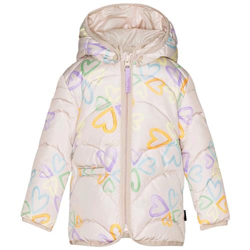 Molo Harmony Vinterjakke Multi Love 86 cm  Beige  86 cm  kvinde