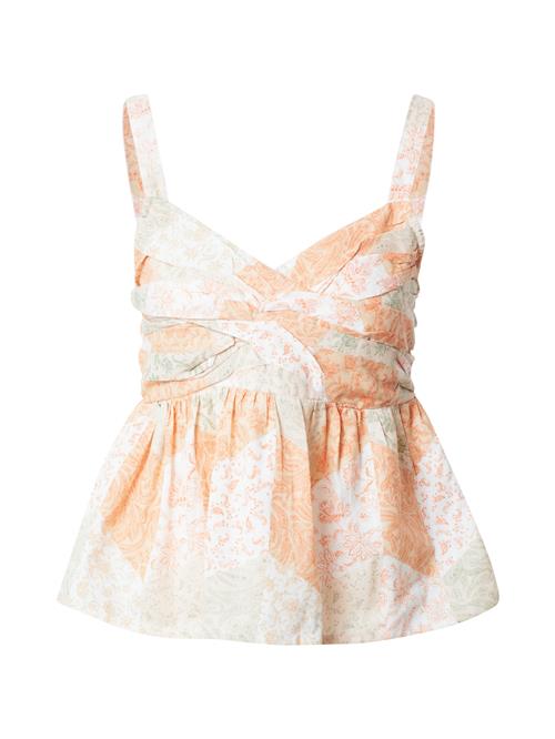 Se Dorothy Perkins Overdel  pastelgrøn / orange / hvid ved About You