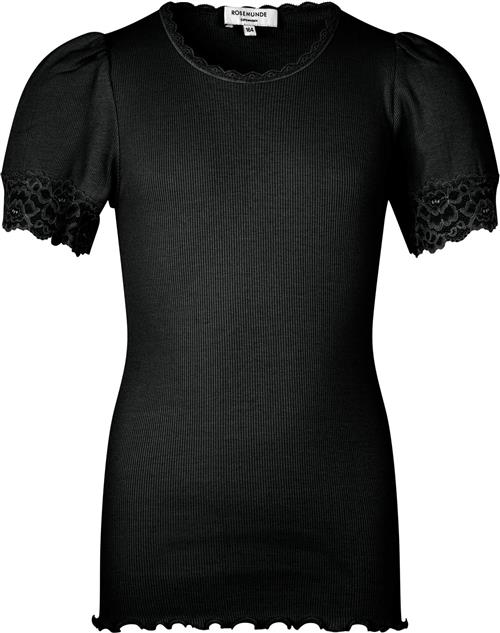 Rosemunde Tshirt Str 164 - Black Kortærmede T-shirts Bomuld hos Magasin