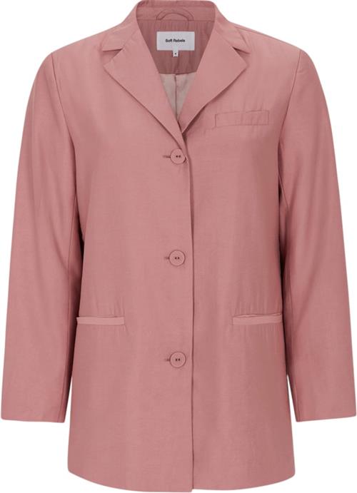 Se Soft Rebels Srdelia Blazer Kvinde Ash Rose Blazere Str XS - hos Magasin ved Magasin