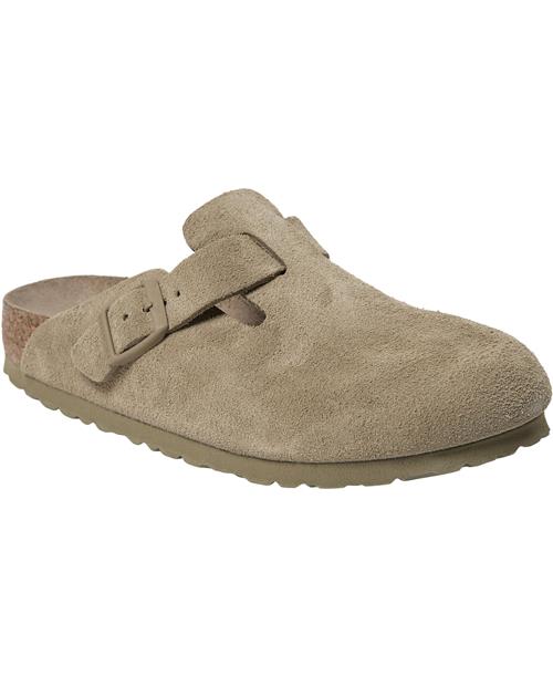 Se Birkenstock Boston SFB VL Faded Khaki Kvinde Green Slip-ins Str 40 - hos Magasin ved Magasin