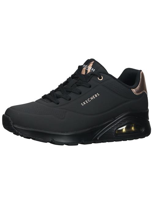 Se SKECHERS Sneaker low 'Uno-Golden Air'  rosa guld / sort / hvid ved About You