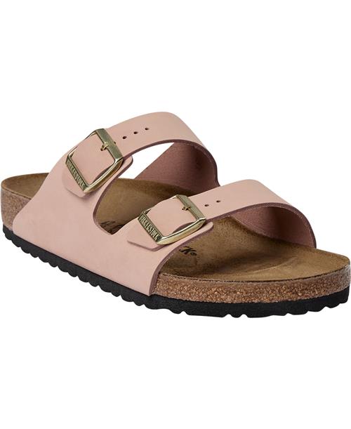 Birkenstock Arizona Lenb Soft Pink Kvinde Pink Flade Sandaler Str 41 - hos Magasin