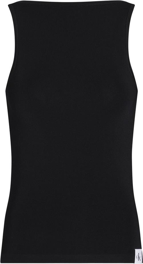 Calvin Klein Archive Sweater Tank Kvinde Beh Tanktoppe Str L - hos Magasin