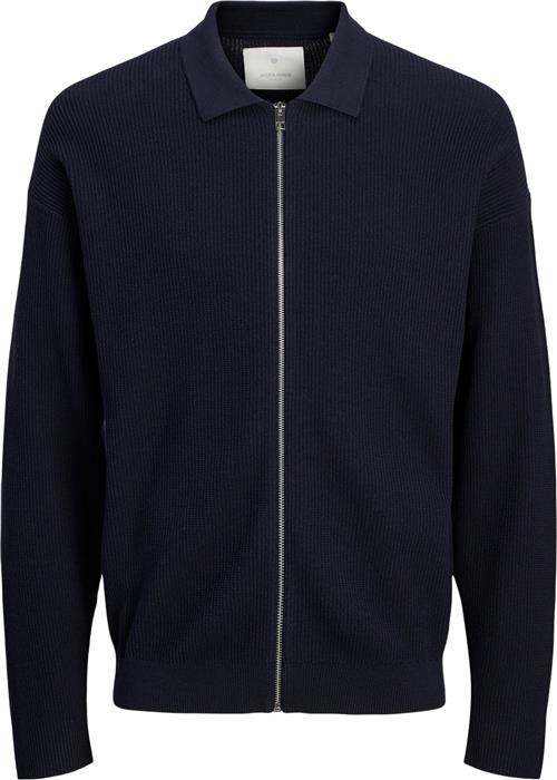 Se Jack & Jones Jprccspring Perfect Knit Cardigan S Mand Night Sky Sweaters Str XL - hos Magasin ved Magasin