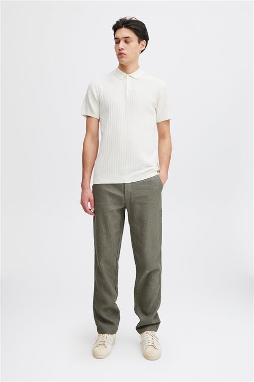 Casual Friday Cfpandrup 100 Linen Pant Mand Agave Green Casual Bukser Regular Fit Str 33/32 - hos Magasin