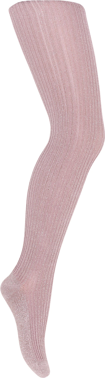 mpKids Celosia Glitter Tights Str 1 år / 80 cm - Mauve Shadows Strømpebukser hos Magasin