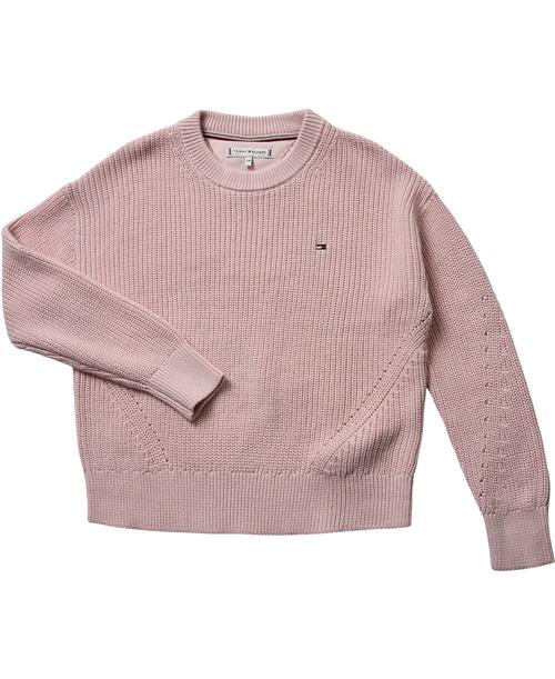 Tommy Hilfiger Essential Sweater Str 3 år / 98 cm - Whimsy Pink Sweatshirts hos Magasin