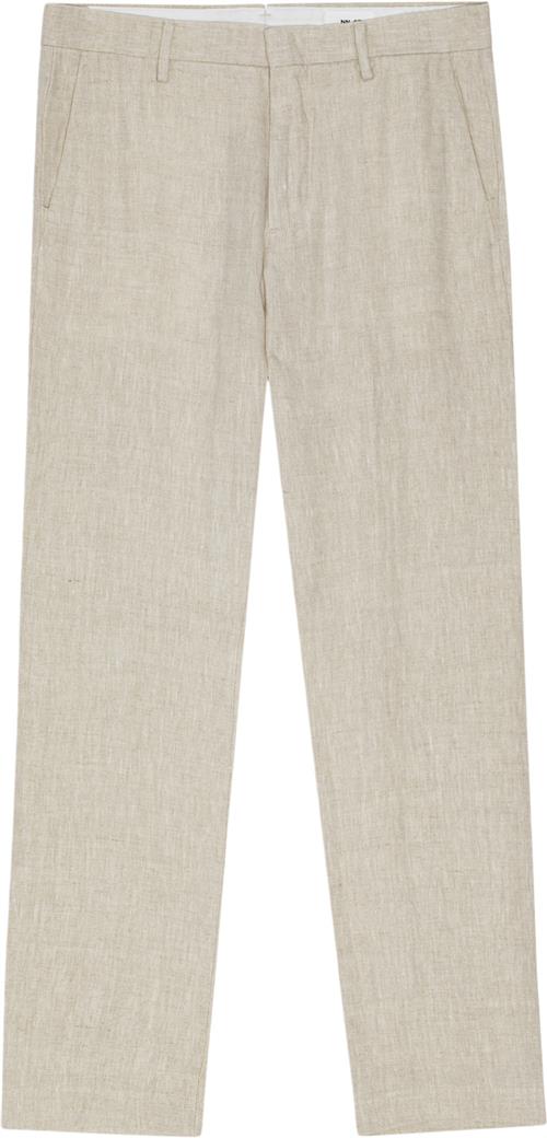 NN07 Theo Linen 1454 Mand Oat Chinos Str W33/L32 - hos Magasin