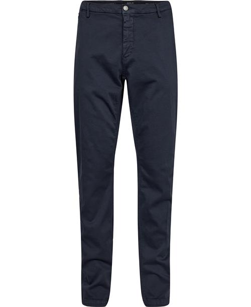 Se Replay Benni Chino Hyperflex Mand Blue Chinos Str 32/34 - Bomuld hos Magasin ved Magasin