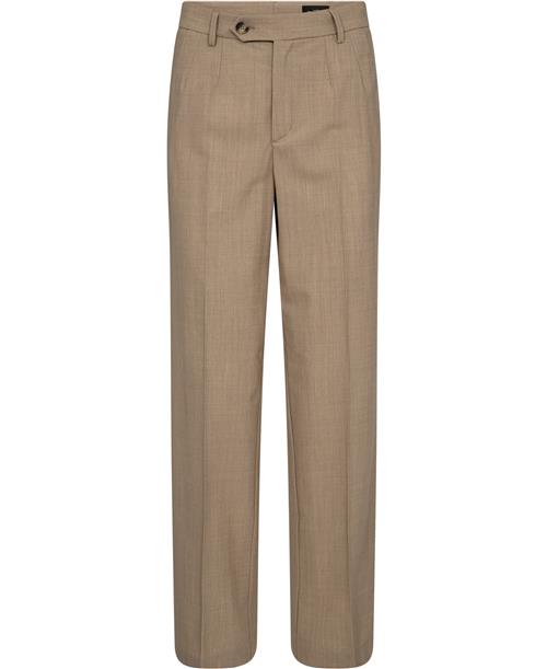 Sand 1101 Super Stretch W Dori High Kvinde Light Camel Bukser Med Lige Ben Str 40 - hos Magasin