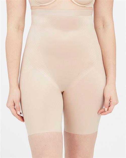 Se Spanx Thinstincts® 2. 0 Highwaisted Mid-thigh Short Shapewear Str XL - hos Magasin ved Magasin