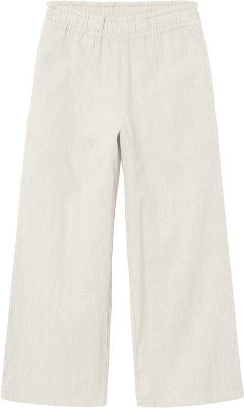 Name It Nkffalinnen Wide Pant Noos Str 128 - Jet Stream Bukser hos Magasin