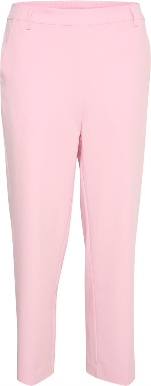 Kaffe Kasakura HW Cropped Pants Kvinde Pink Mist Bukser Str 44 - hos Magasin