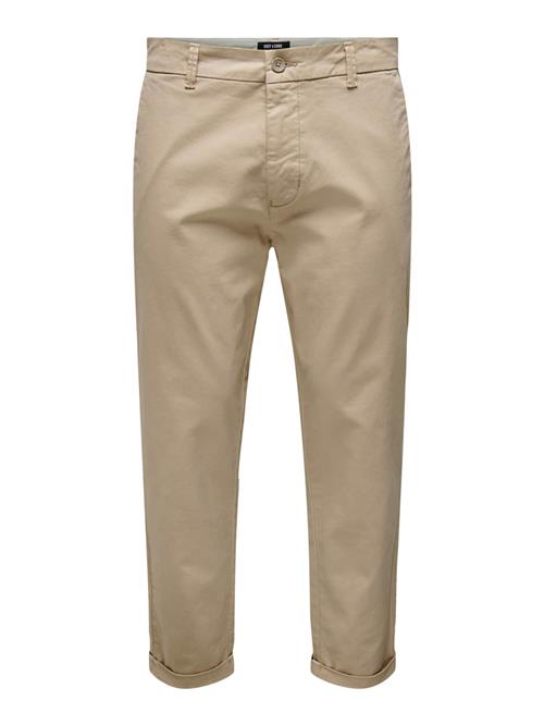 Only & Sons Lærredsbukser 'Kent'  beige