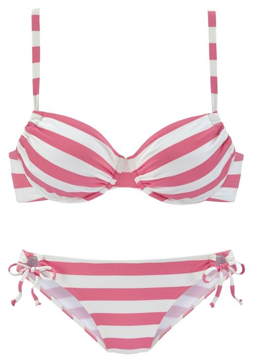 VENICE BEACH Bikini  pink / hvid