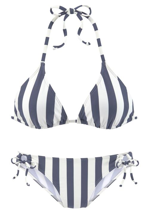 Se VENICE BEACH Bikini  navy / hvid ved About You