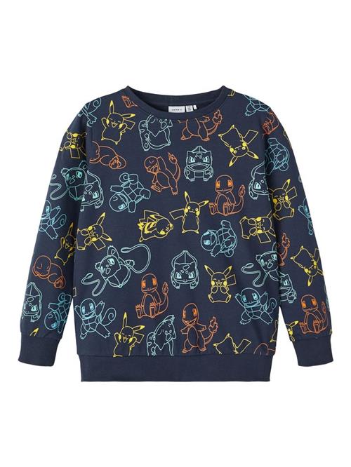 Se NAME IT Sweatshirt 'Pokémon'  natblå / blandingsfarvet ved About You