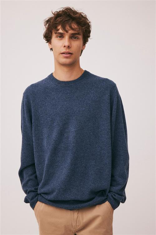 Magasin du Nord Collection Magasin Maryn 2 RWS Strik Lambswool Mand Dark Indigo Sweaters Str XL Uld