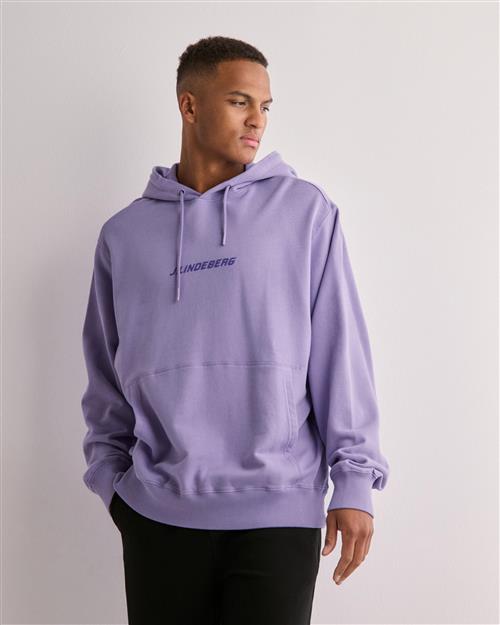 J Lindeberg Callan Logo Hoodie Hoodies Lilla