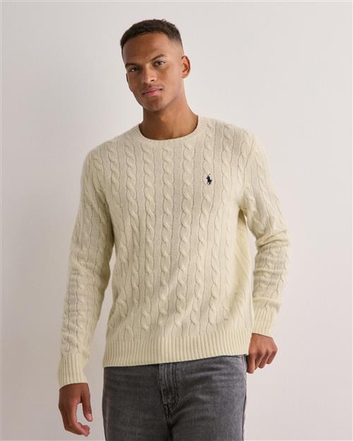 Polo Ralph Lauren Lscablecnpp-Long Sleeve-Pullover Striktrøjer Beige