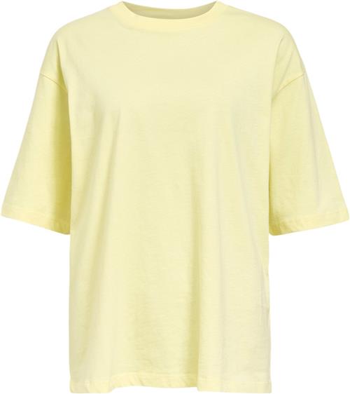 Se Object Objgima 2/4 Oversize Tshirt Noos Kvinde Lemon Meringue/col Toppe Str M - hos Magasin ved Magasin