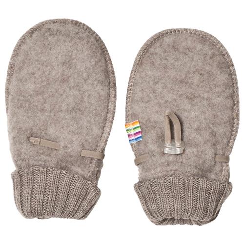 Se Joha Baby Uldvanter Melange Toscana¨ | Beige | 90 cm ved Babyshop