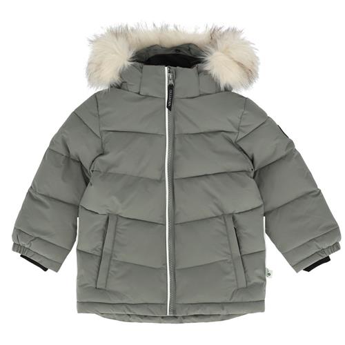 Gullkorn Design Talk Parka-jakke i Matte Green | Grønn | 110 cm