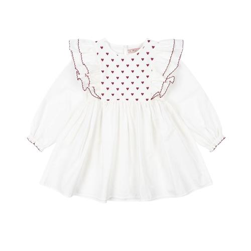 Konges Sløjd Coeur Dress Gots - Pure White | Hvid | 5-6 years