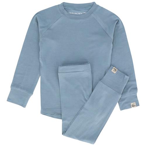 Gullkorn Design Viscose Baselayer Set Dusty Blue | Blå | 122/128 cm