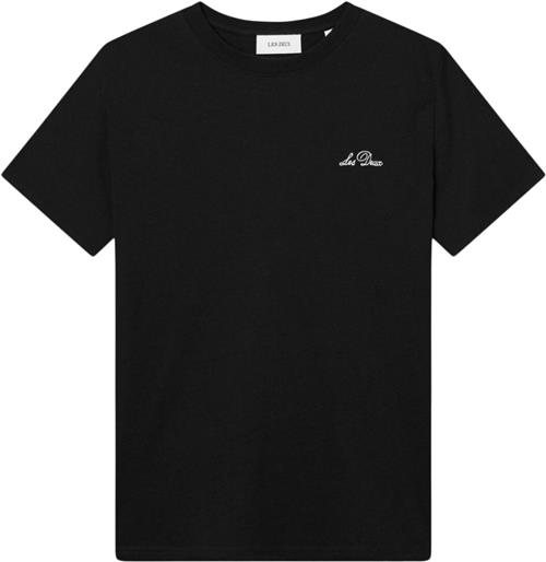 Les Deux Crew Tshirt Mand Black/white Kortærmede T-shirts Str XL - hos Magasin