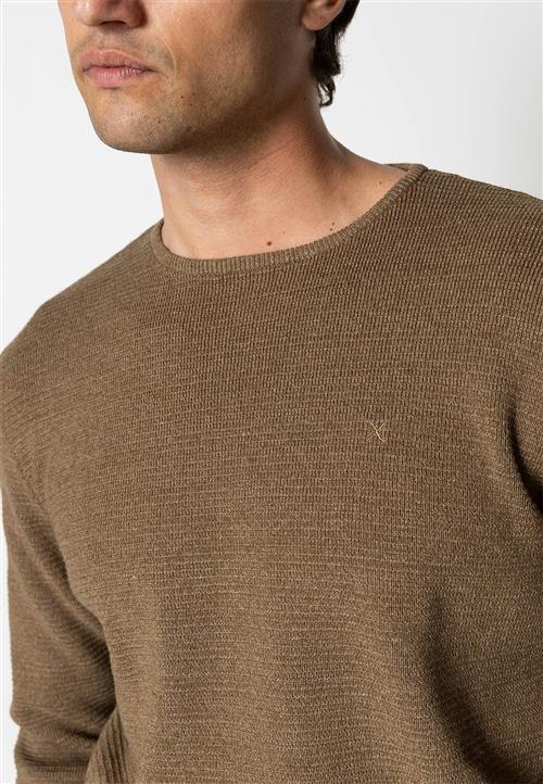 Clean Cut Copenhagen Oscar Knit Mand Brown Melangè Cardigans Str XL - hos Magasin