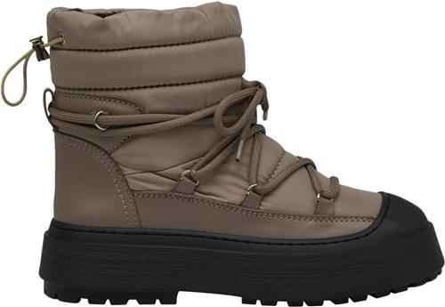 Garment Project Milo Snow Boot Earth Nylon / Leather Kvinde Earth Vinterstøvler Str 41 Nylon - hos Magasin