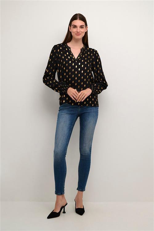 Se Culture Cudittemarie Giselle Blouse Kvinde Black Langærmede Bluser Str S - hos Magasin ved Magasin